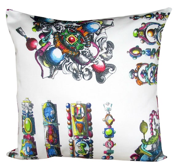 Christian Lacroix La Main Au Collet Bougainvillier Cushion Cover