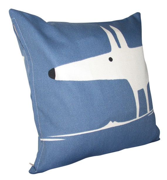 Scion Mr Fox Navy Cushion Cover 12''