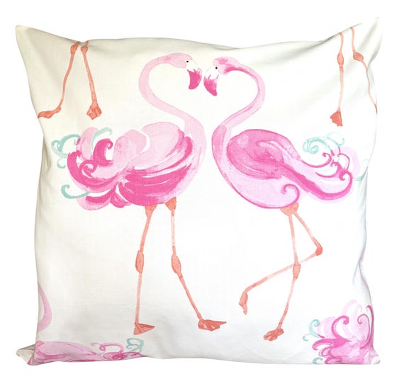 Laura Ashley Pink Flamingo Extra Large Cushion Cover