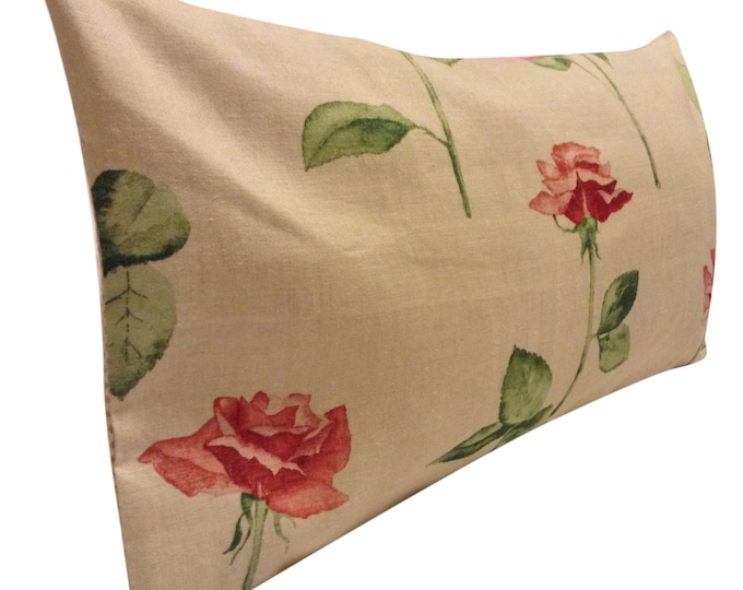 Nina Campbell Watercolour Rose Bolster Cushion Cover Etsy