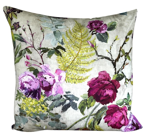 Designers Guild Tulipani Floral Linen Cushion Cover