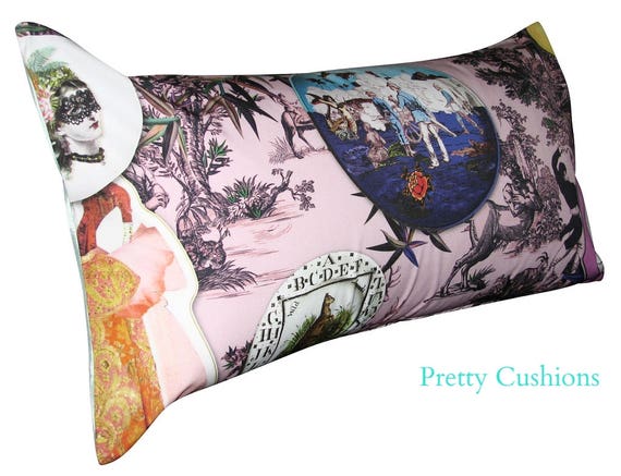 Christian Lacroix Folie Myrtille Bolster Cushion Cover