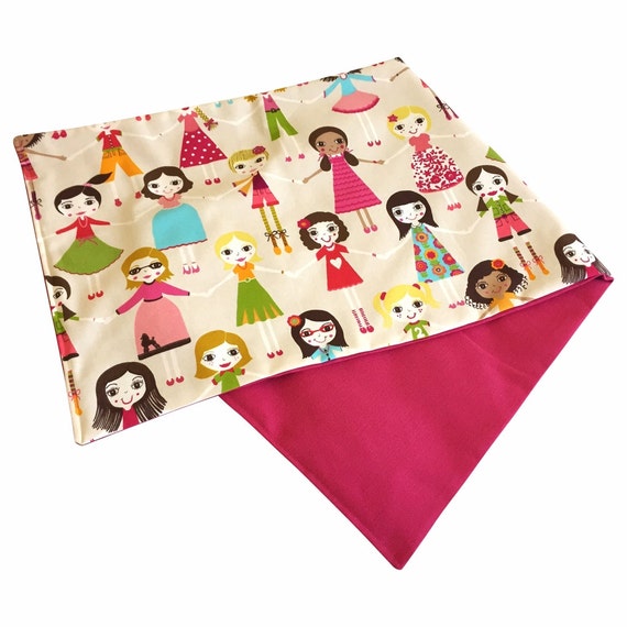 Harlequin Best of Friends Pink Bed Runner / Quilt / Throw