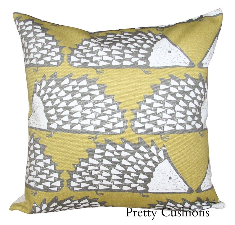 Scion Spike Levande Honey Yellow Cushion Cover