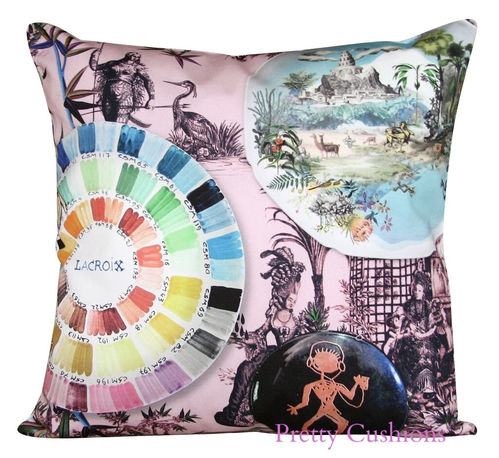 Christian Lacroix Folie Myrtille Cushion Cover