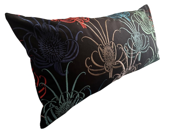 Christian Lacroix Les Centaurees Chardon Embroidery Bolster Cushion Cover