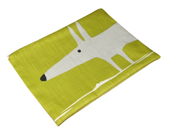 Scion Mr Fox Kiwi Green Make-up / Wash Bag
