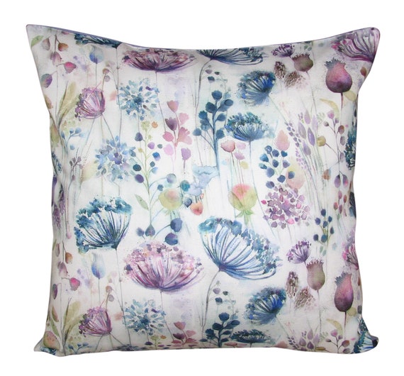 Voyage Meadow Purple and Blue Cushion Cover