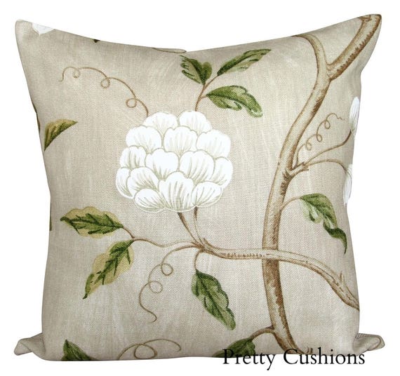 Colefax & Fowler Snow Tree Beige Cushion Cover