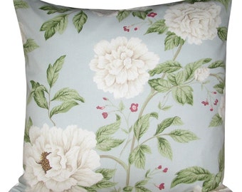 Sanderson Peony Tree Blue Cushion Cover