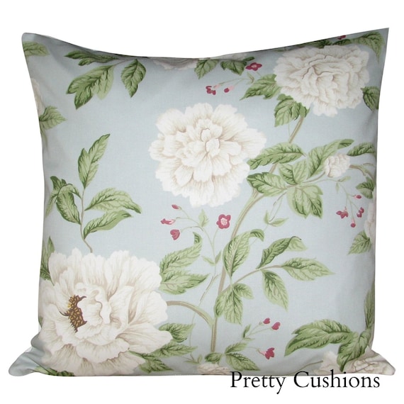 Sanderson Peony Tree Blue Cushion Cover