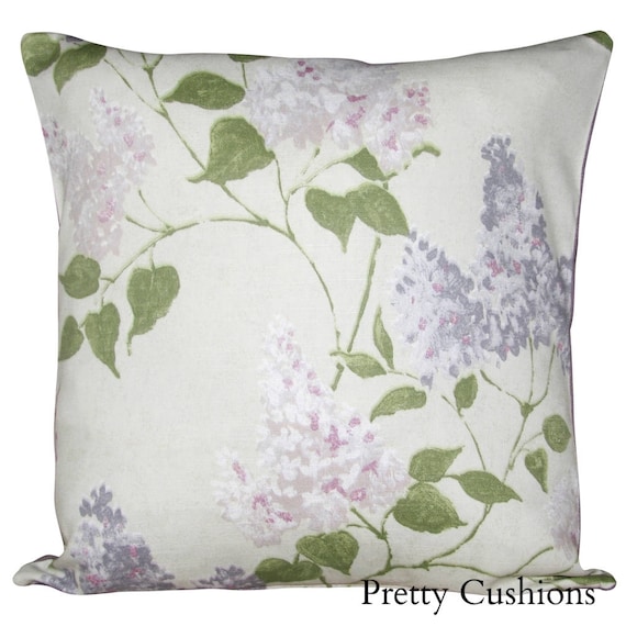 Sanderson Lilacs Floral Cushion Cover
