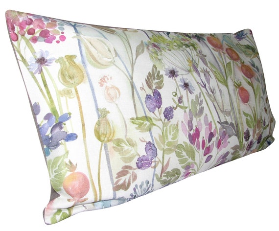 Voyage Hedgerow Cream Bolster Cushion Cover