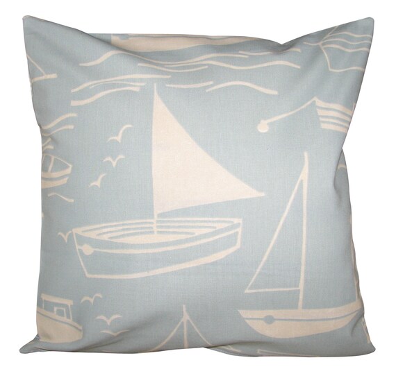 Harlequin Sail Away Blue Cushion Cover