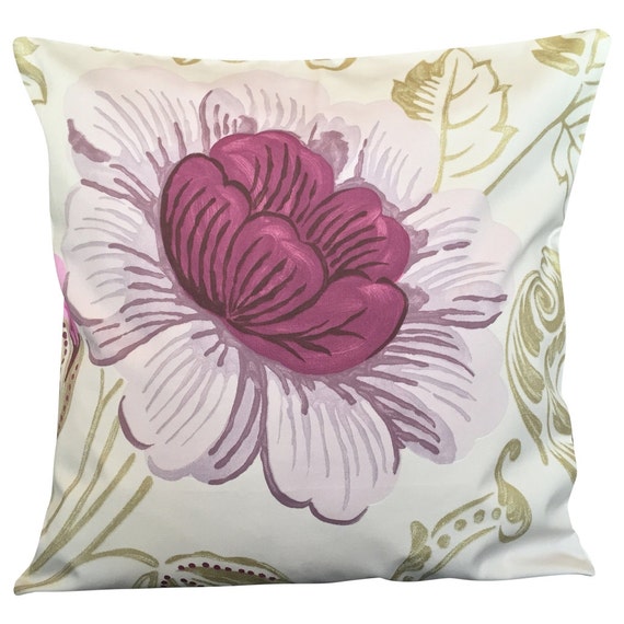 Designer's Guild Amalienborg Purple & Gold Rococo Cushion Cover