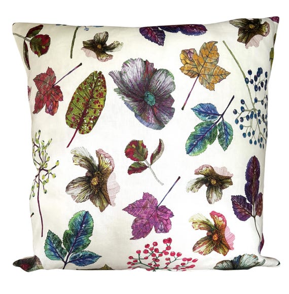 Osborne & Little Woodland Forest Leaves Cushion Cover