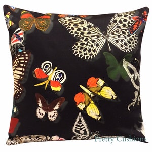 Designers Guild Christian Lacroix Butterfly Parade Oscuro Cushion Cover