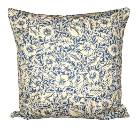 William Morris Christchurch Indigo Cushion Cover