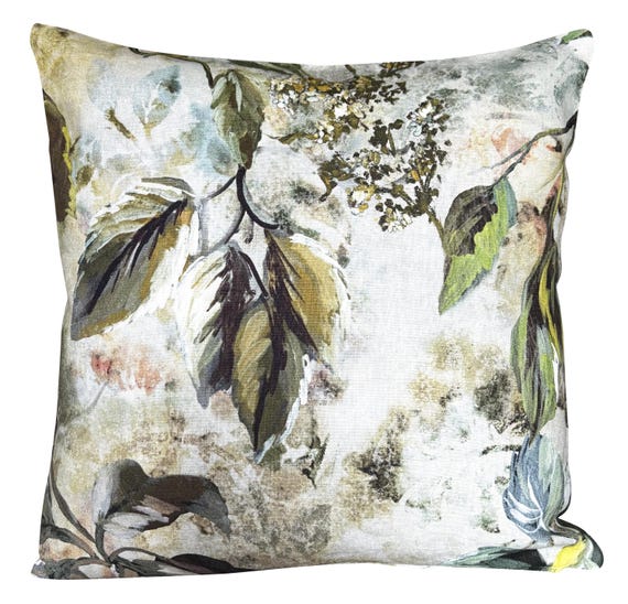 Designers Guild Jangal Ecru Linen Cushion Cover