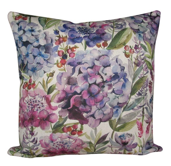 Voyage Hydrangea Linen Cushion Cover