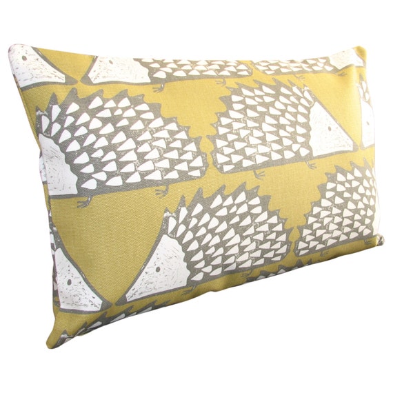 Scion Spike Hedgehog Honey Bolster Cushion Cover