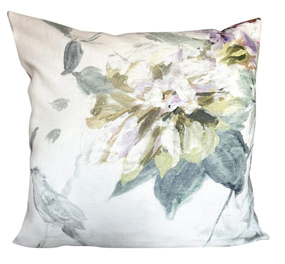Designers Guild Saverne Opal Lilac Linen Cushion Cover