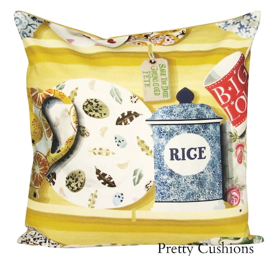 Emma Bridgewater The Dresser Lion Yellow Cushion Cover