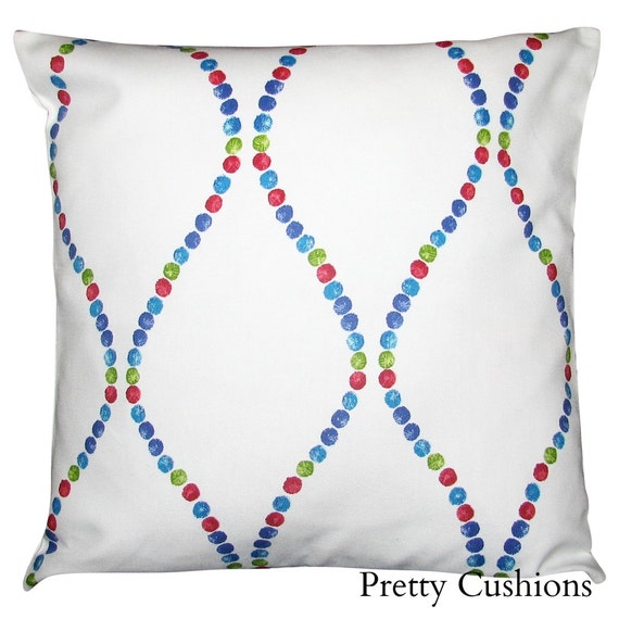 Prestigious Textiles Romany Blue & Ruby Cushion Cover