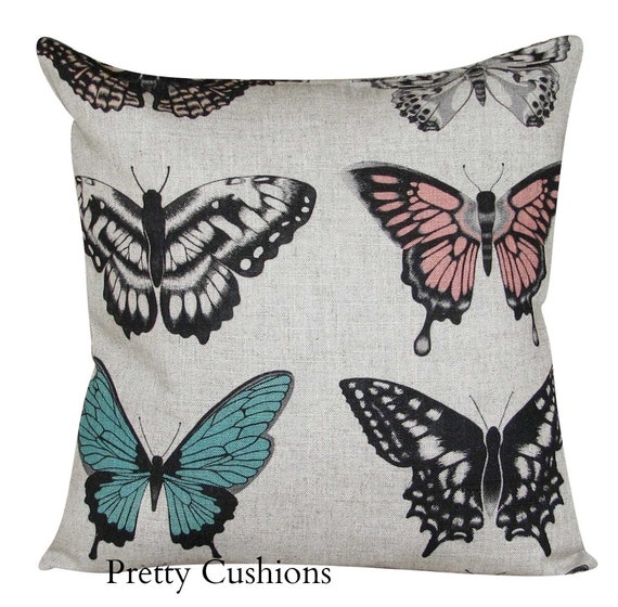 Harlequin Papilio Peach & Lagoon Cushion Cover