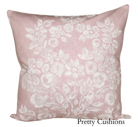 Sanderson Freya Madison Oyster Pink Cushion Cover
