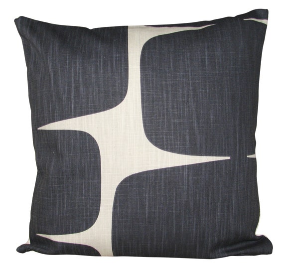 Scion Lohko Liquorice & Hemp Abstract Cushion Cover