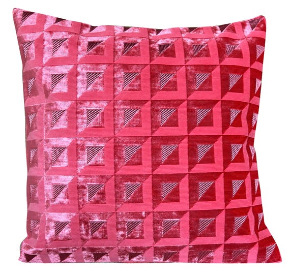 Designers Guild Monserrate Fuchsia Velvet Cushion Cover