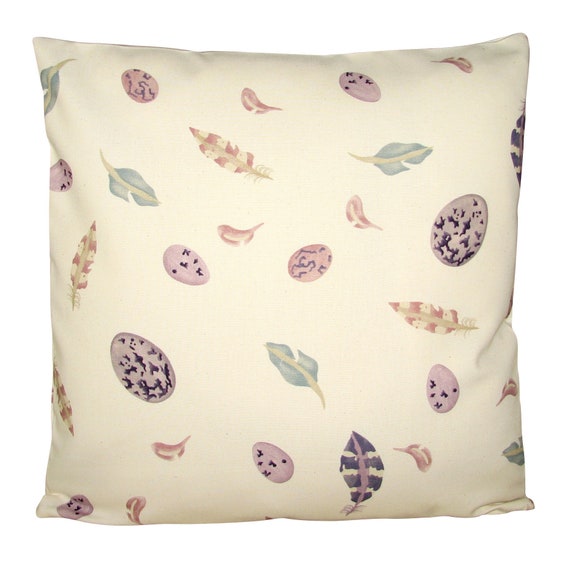 Emma Bridgewater Egg and Feather Pink Cushion Cover