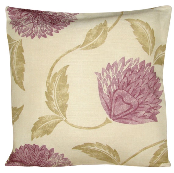 Sanderson Ceres Linen Pink Cushion Cover