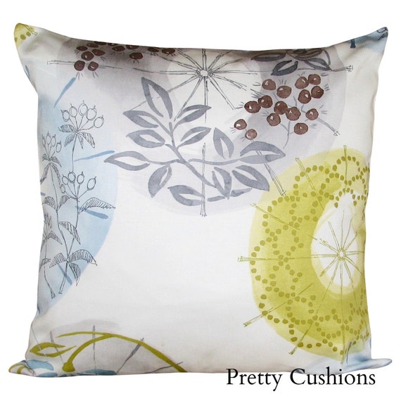 Villa Nova Kabuki Charcoal & Dijon Cushion Cover