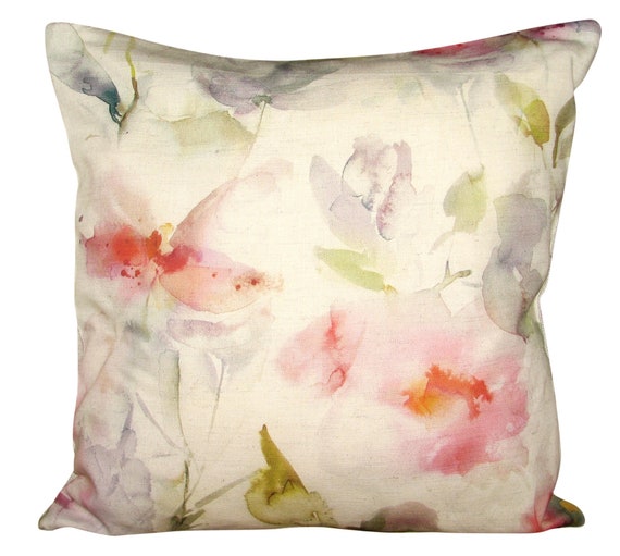 Voyage Samarinda Poppy Natural Cushion Cover