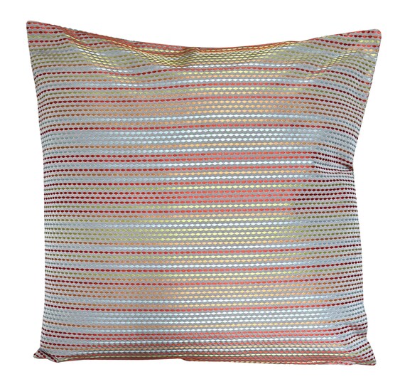 Scion Samba Grape & Pimento Rhythm Weaves Embroidery Cushion Cover