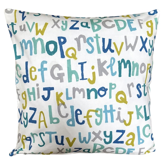 Scion Letters Play Citrus Alphabet Cushion Cover