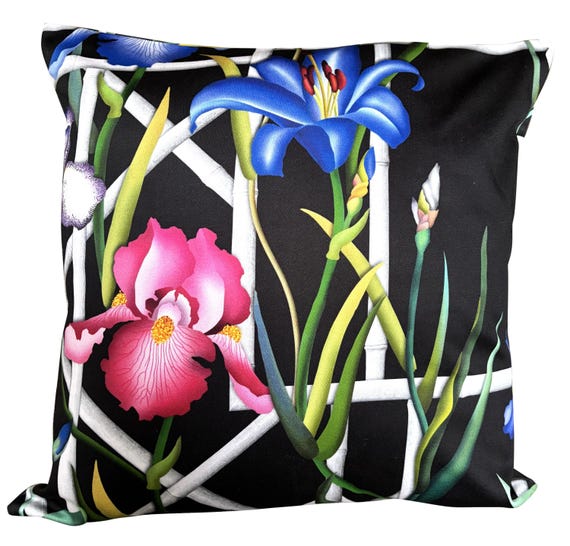 Christian Lacroix Fretwork Garden Jais Black Cushion Cover