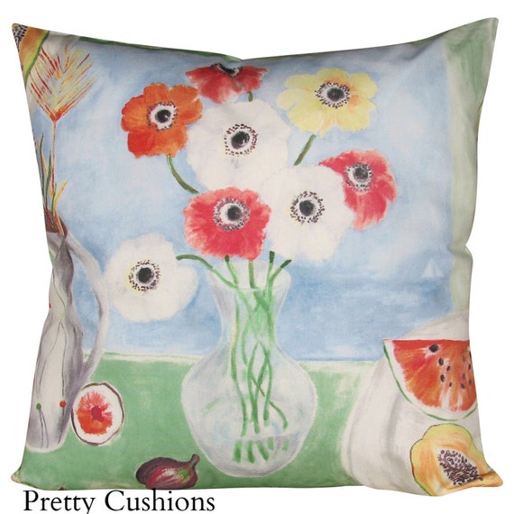 Sanderson Morning View Flowers Cushion Cover