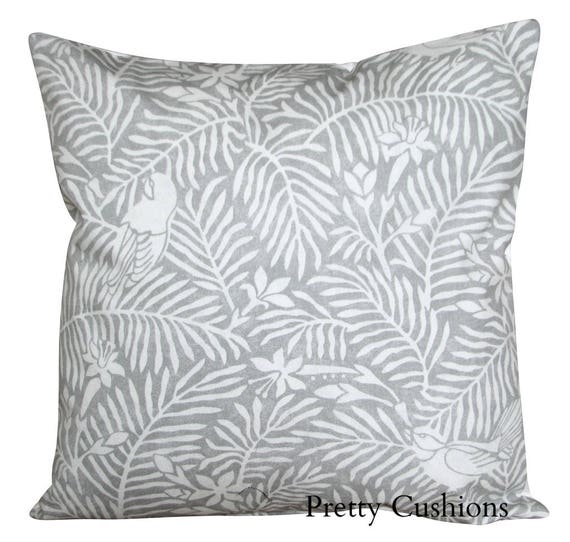 Sanderson Calico Birds Slate Cushion Cover