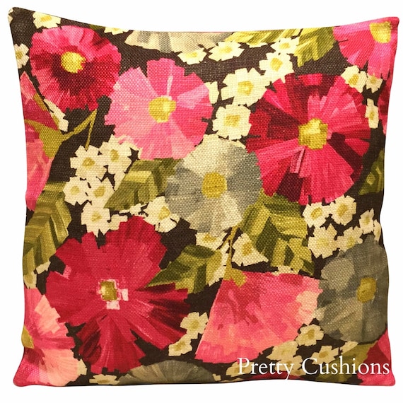 Harlequin Hermosa Fuchsia & Slate Impasto Cushion Cover