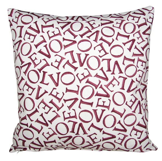 Emma Bridgewater Love Plum Cushion Cover