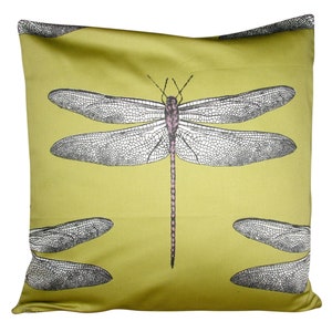 Harlequin Demoiselle Grape & Chartreuse Cushion Cover