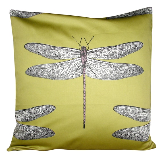 Harlequin Demoiselle Grape & Chartreuse Cushion Cover