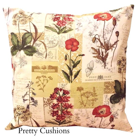 Prestigious Wild Flowers Cinnamon Country Diary Edwardian Lady Cushion Cover