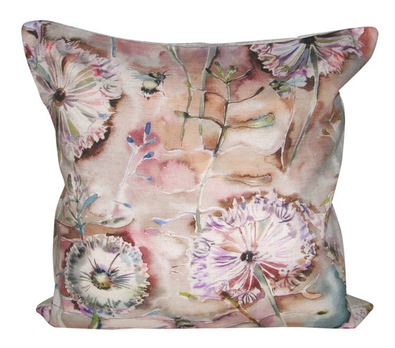 Voyage Langdale Dandelions Cinnamon Cushion Cover