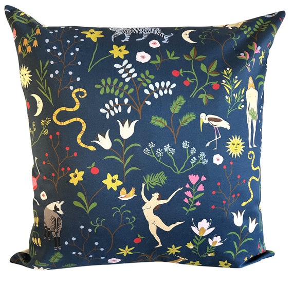 Scion Garden of Eden Midnight Cushion Cover