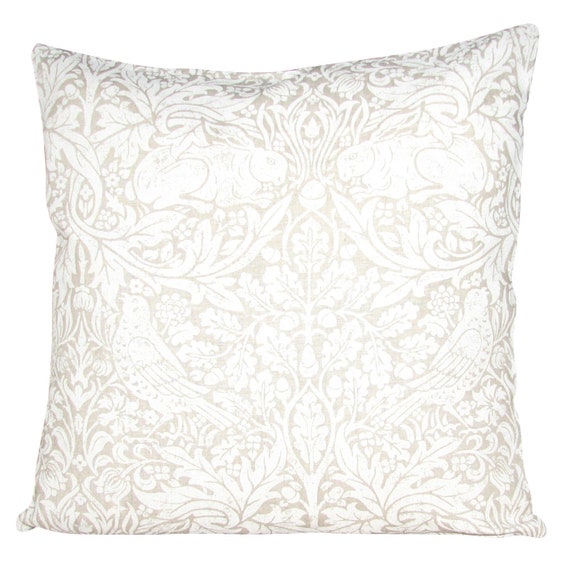 William Morris Brer Rabbit Pure Linen Cushion Cover