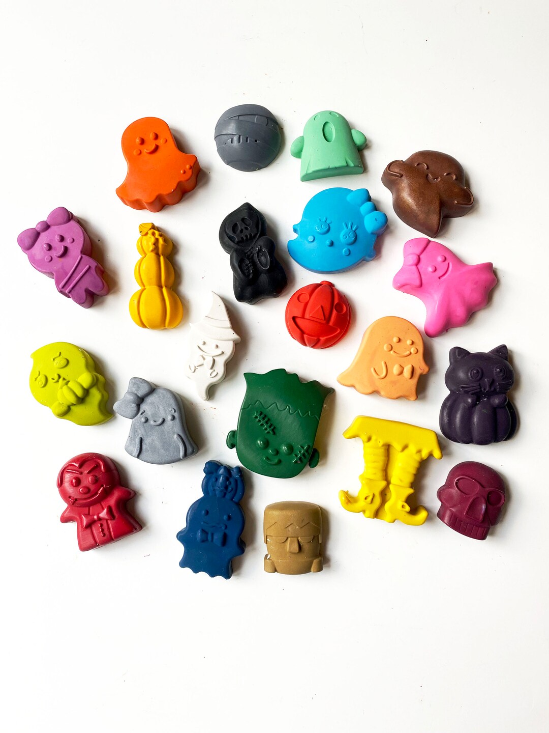 Halloween Crayons Halloween Countdown Calendar Gift Ghost Etsy